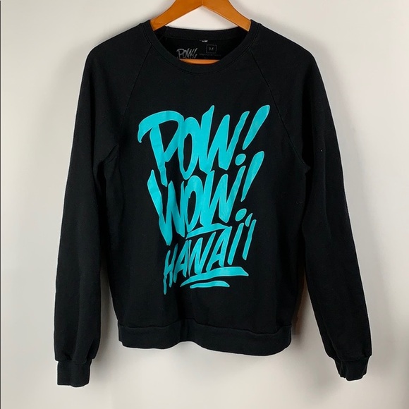 pow wow Other - Pow Wow Hawaii Pullover Size Medium Black